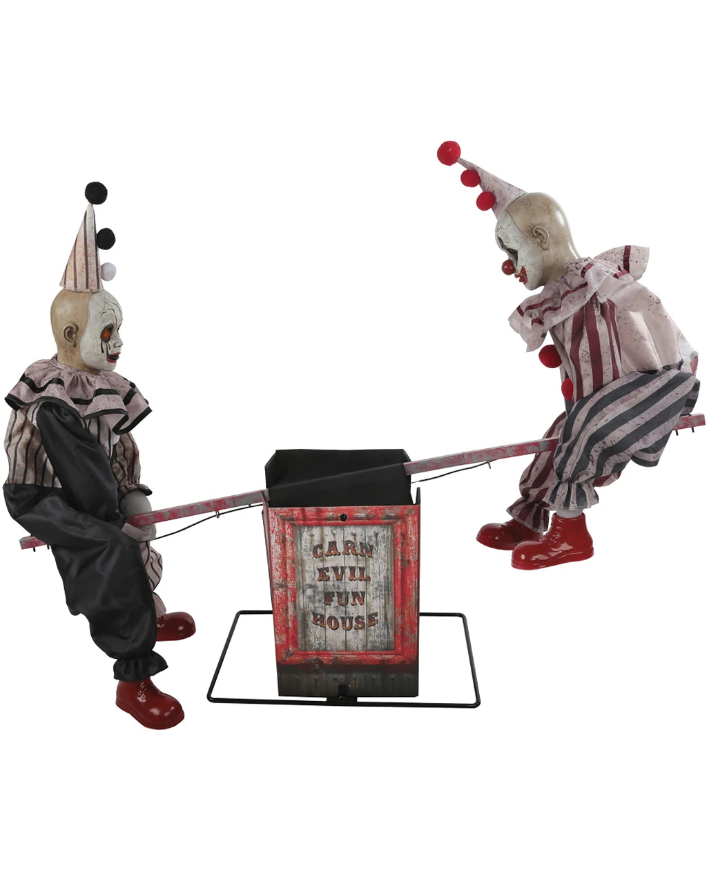 Horrorclowns Auf Wippe Animatronic 1 Horrorclowns Auf Wippe Animatronic