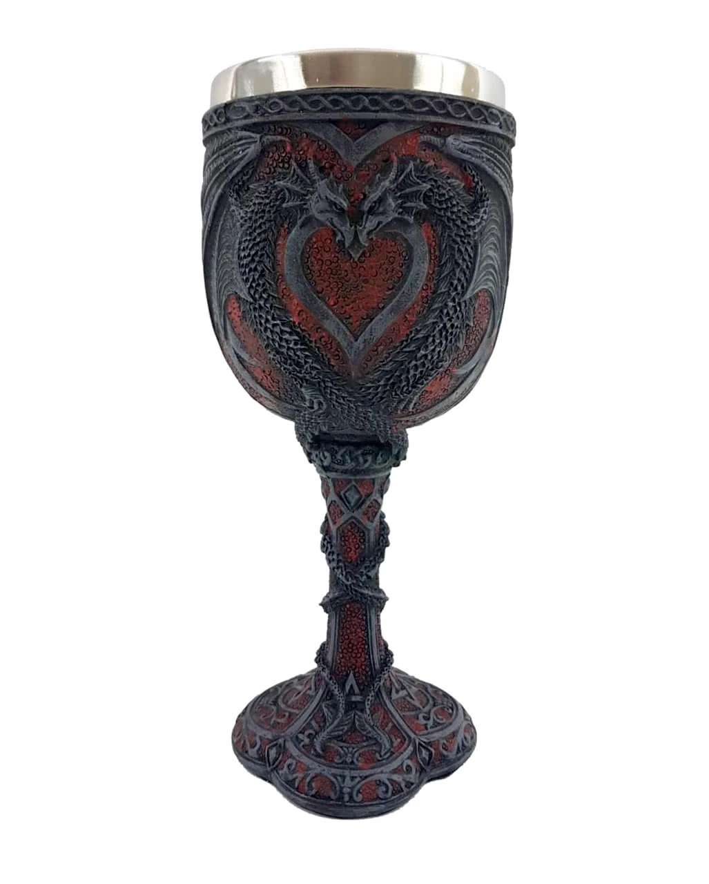 Gothic Kelch Mit Drachen Herz 1 Gothic Kelch Mit Drachen Herz