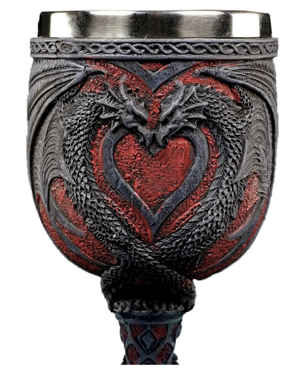 Gothic Kelch Mit Drachen Herz 2 Gothic Kelch Mit Drachen Herz – Bild 2