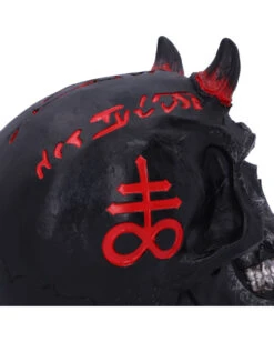 Infernal Teufels Totenschädel 20cm 11 Infernal Teufels Totenschädel 20cm -Halloween Serien Geschäft infernal teufels totenkopf infernal teufels totenschaedel infernal devil skull gothic deko 54566 05