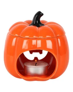 Halloween Kürbis Duftlampe -Halloween Serien Geschäft jack o lantern kuerbis duftlampe halloween kuerbis teelichthalter jack o lantern oil burner halloween homeware 51676 03