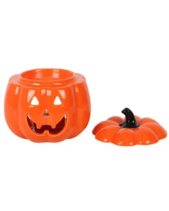 Halloween Kürbis Duftlampe -Halloween Serien Geschäft jack o lantern kuerbis duftlampe halloween kuerbis teelichthalter jack o lantern oil burner halloween homeware 51676 04