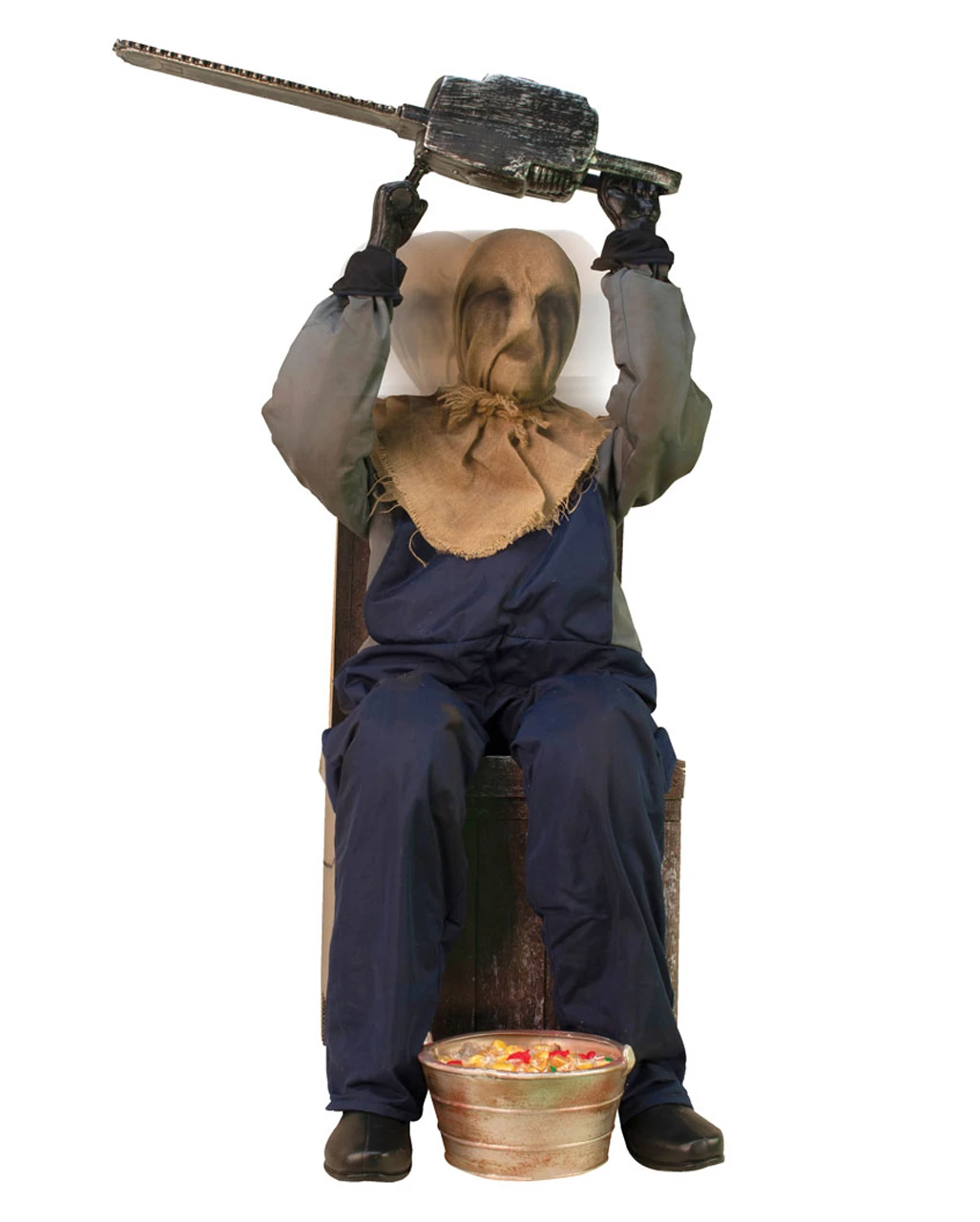 Kettensägen Serienmörder Halloween Animatronic 1 Kettensägen Serienmörder Halloween Animatronic