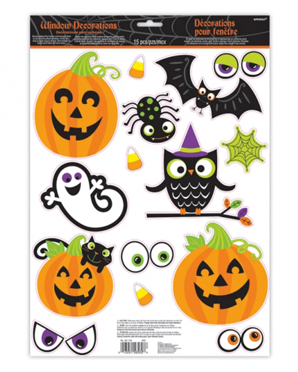 15-tlg Familienfreundliche Halloween Sticker 1 15-tlg Familienfreundliche Halloween Sticker