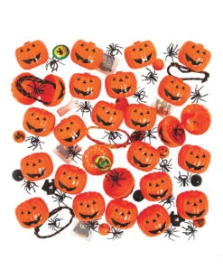 Halloween Mini Kürbis & Überraschungs Gimmick 24 St.