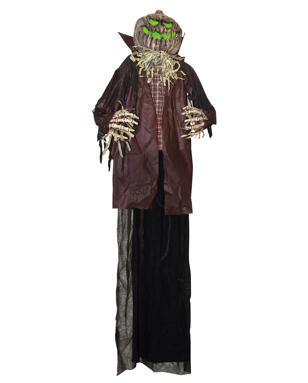 Kürbis Vogelscheuche Mit Licht 180 Cm 1 Kürbis Vogelscheuche Mit Licht 180 Cm