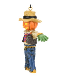 Kürbis Vogelscheuche Christbaumkugel 9,5cm 10 Kürbis Vogelscheuche Christbaumkugel 9,5cm -Halloween Serien Geschäft kuerbis vogelscheuche weihnachtskugel halloween und horror weihnachtsdeko scarecrow ornament 54755 5