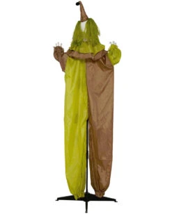 Horror Clown Standfigur Mit Leuchtaugen 180cm 5 Horror Clown Standfigur Mit Leuchtaugen 180cm -Halloween Serien Geschäft lebensgrosse horror clown figur mit licht 180cm life size horror clown figure with light halloween standfigur clown 53363 3