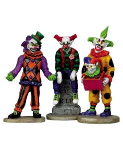 Lemax Spooky Town - Böse Unheimliche Clowns 3er Set
