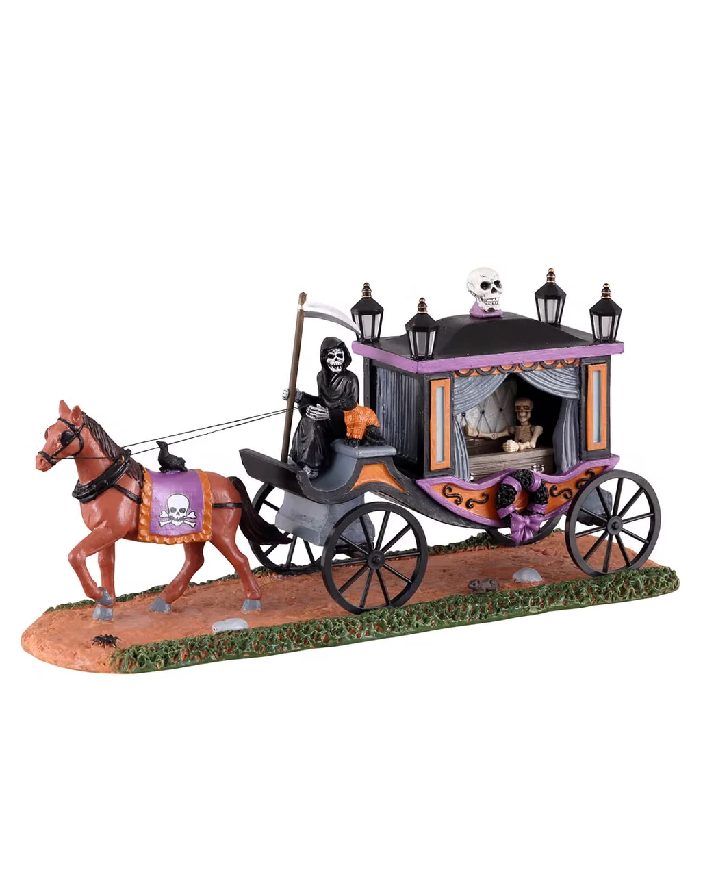Lemax Spooky Town - Gespenstischer Viktorianischer Leichenwagen 1 Lemax Spooky Town - Gespenstischer Viktorianischer Leichenwagen