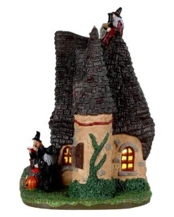 Lemax Spooky Town - Das Hexenhäuschen -Halloween Serien Geschäft lemax spooky town the witchs cottage halloween deko hexenhaus spooky town gebaeude 53858 3