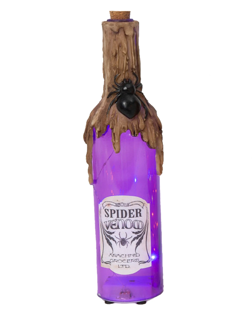 Leuchtende Glas Giftflasche Spinnengift 30cm 1 Leuchtende Glas Giftflasche Spinnengift 30cm