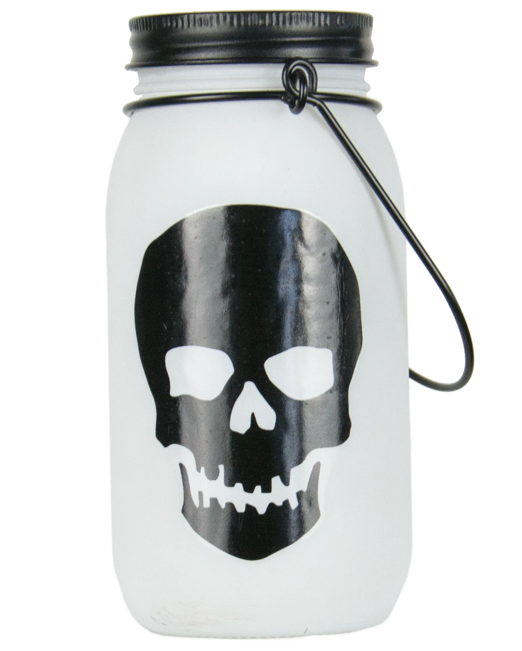 Beleuchtete Totenschädel Laterne Aus Glas 1 Beleuchtete Totenschädel Laterne Aus Glas