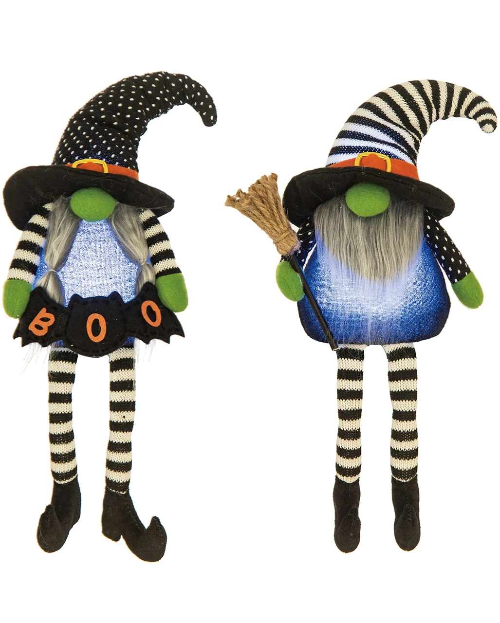 Plüsch Kantenhocker Halloween Gnom Leuchtend 38cm 1 Plüsch Kantenhocker Halloween Gnom Leuchtend 38cm