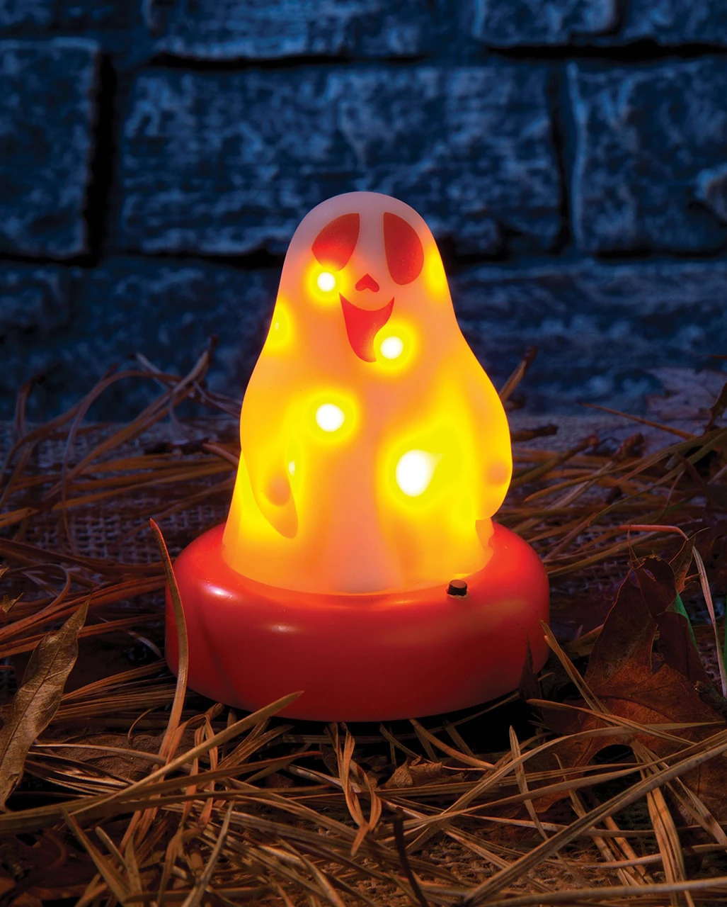 Orange Leuchtendes Halloween Gespenst 2 Orange Leuchtendes Halloween Gespenst – Bild 2