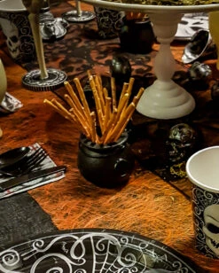 Mini Hexenkessel 12er Packung 5 Mini Hexenkessel 12er Packung -Halloween Serien Geschäft mini hexenkessel halloween hexenkessel trick or treat koerbchen suesses oder saures geschenk kessel 19461 2