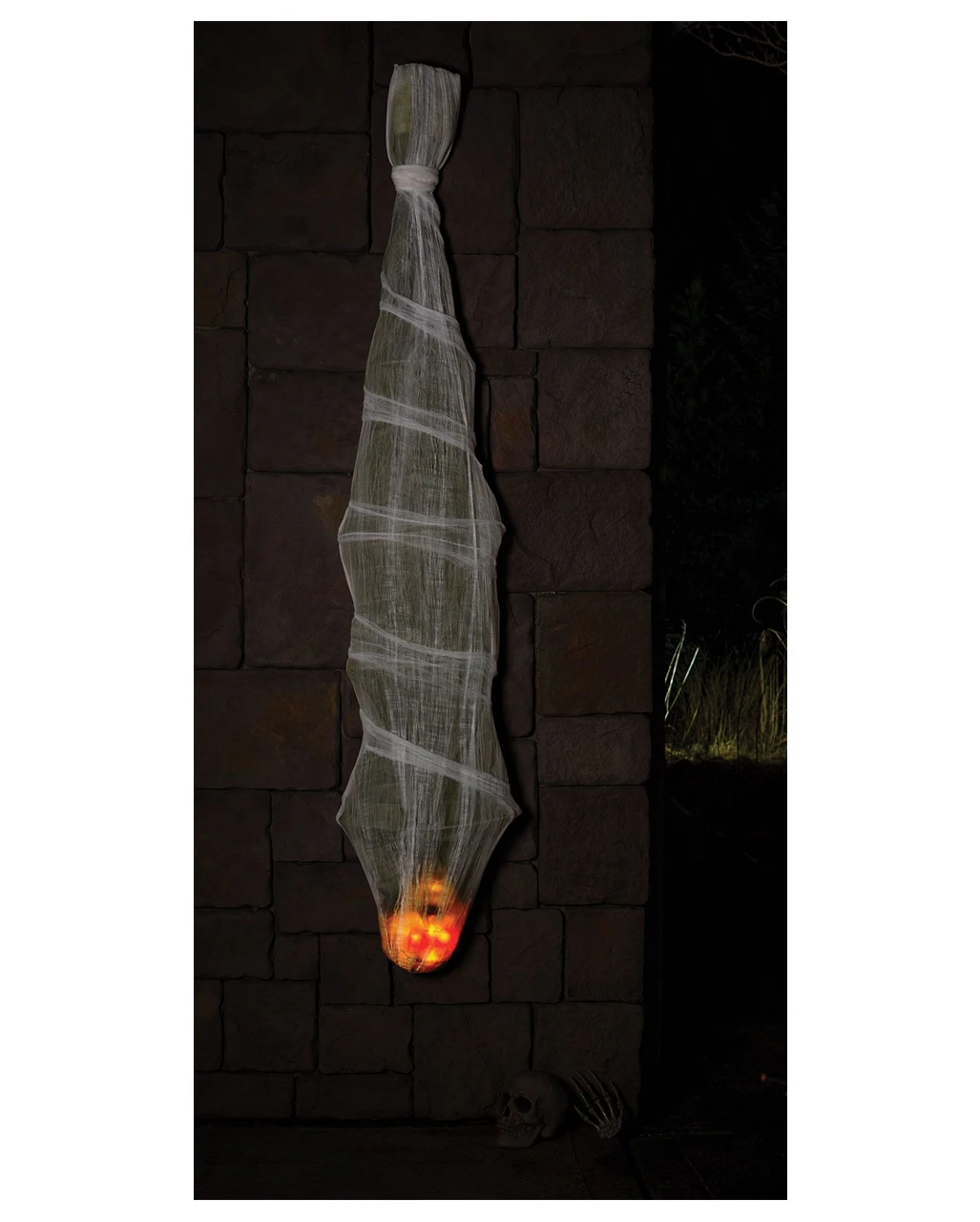 Mumie Im Cocoon Mit LED Augen 2 Mumie Im Cocoon Mit LED Augen – Bild 2