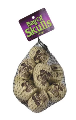 Netz Mit Totenköpfen Beige