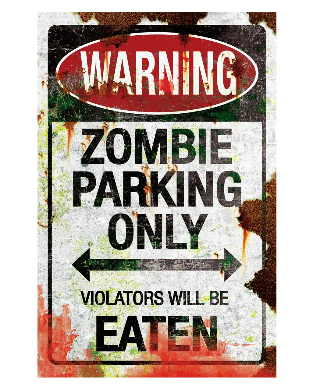 Zombie Parking Only Parkschild 1 Zombie Parking Only Parkschild