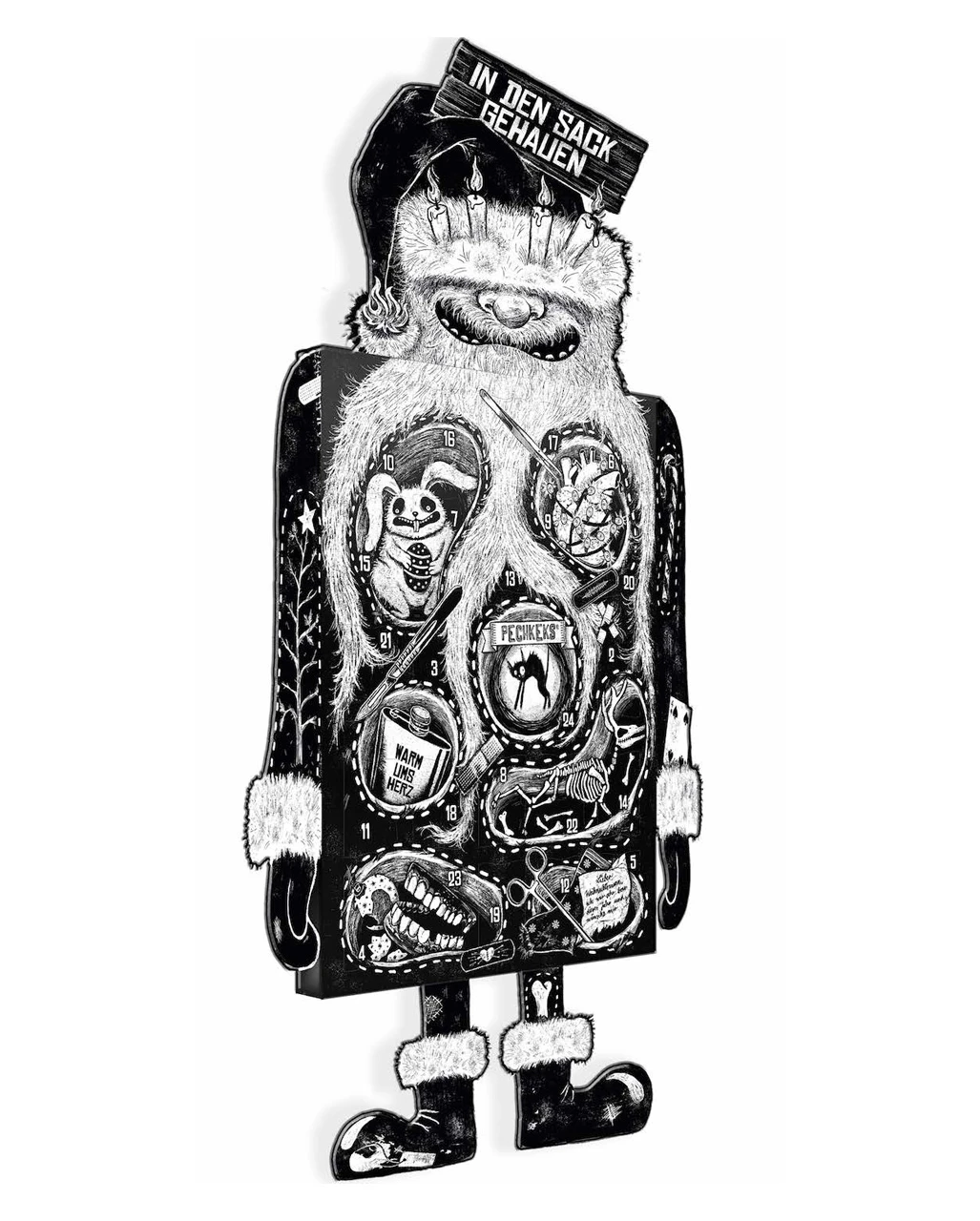 Anti-Adventskalender "In Den Sack Gehauen" Von Pechkeks 1 Anti-Adventskalender "In Den Sack Gehauen" Von Pechkeks