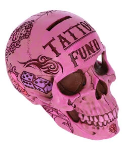 Pinke Tattoo Fund Totenschädel Spardose 11 Pinke Tattoo Fund Totenschädel Spardose -Halloween Serien Geschäft pinke tattoo fund totenkopf spardose pinke tattoo fund money box totenschaedel geschenkartikel 54552 06
