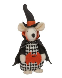Halloween Plüsch Maus Mit Fledermaus 23cm