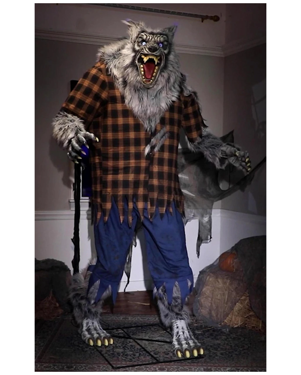 Gigantischer Werwolf Halloween Animatronic 220cm 1 Gigantischer Werwolf Halloween Animatronic 220cm