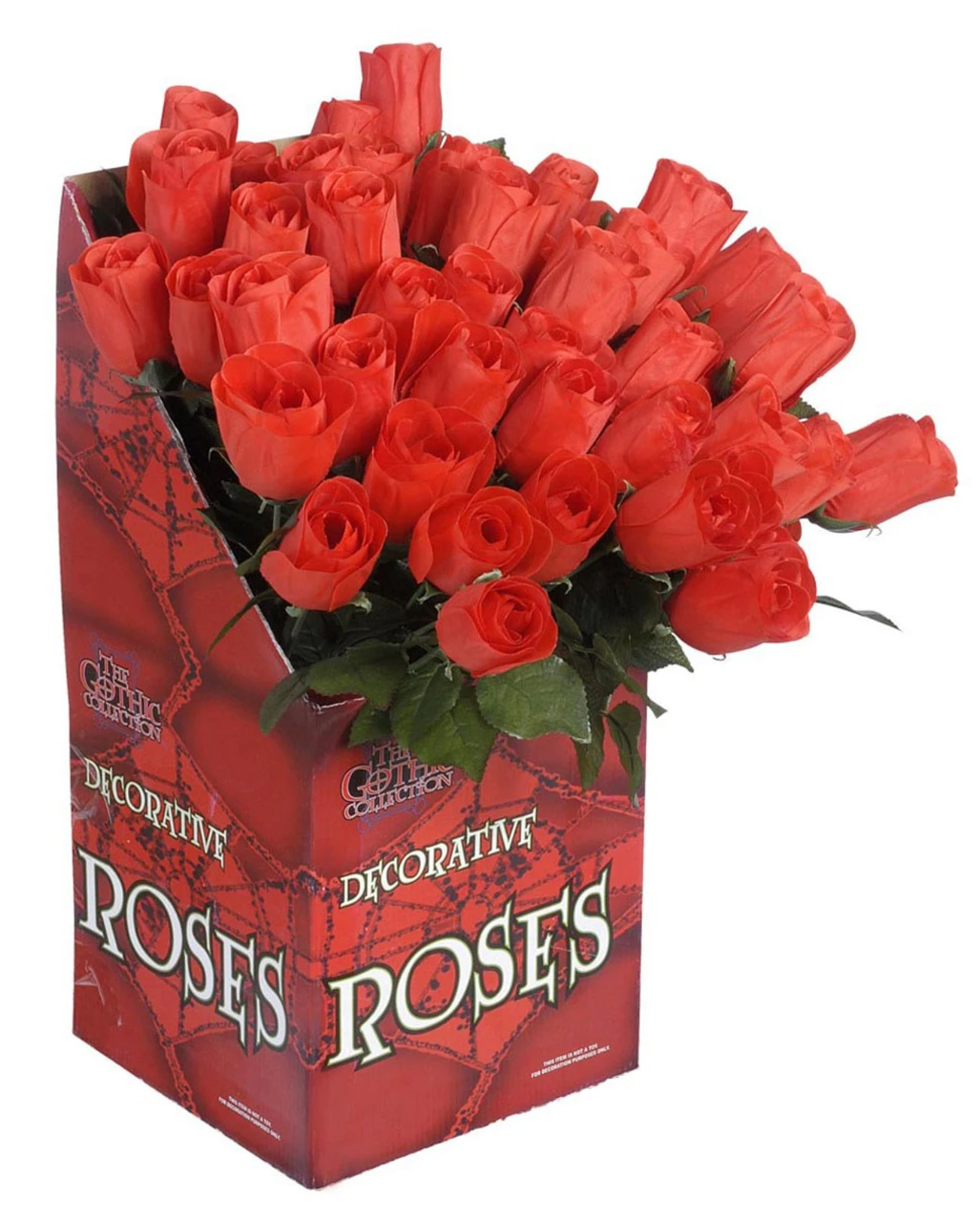 Rote Deko Rose Mit Stiel 1 Rote Deko Rose Mit Stiel