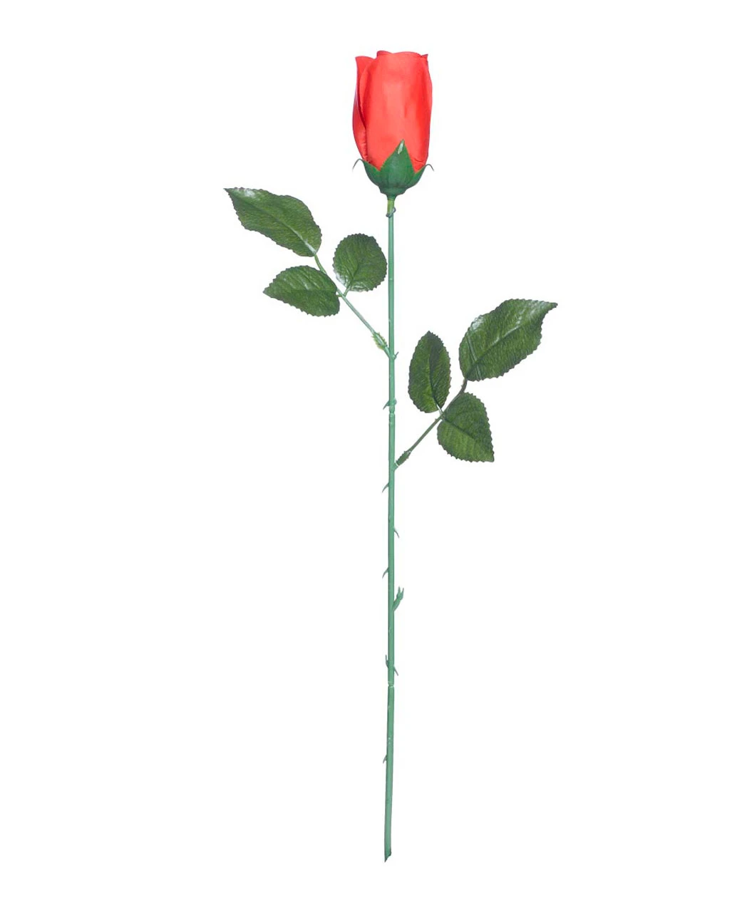 Rote Deko Rose Mit Stiel 2 Rote Deko Rose Mit Stiel – Bild 2