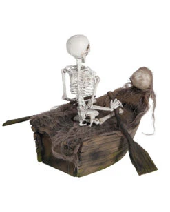 Skelett Im Boot Halloween Animatronic -Halloween Serien Geschäft ruderndes skelett im boot animatronic halloween skeleton animatronic halloween und horror deko 53957 3