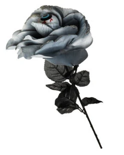 Schwarz/Graue Rose Mit Auge