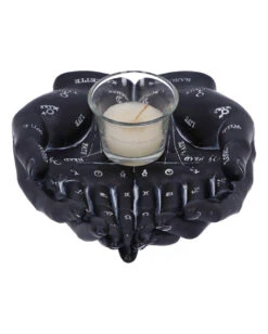 Schwarze Chiromantie-Hände Teelichthalter 9 Schwarze Chiromantie-Hände Teelichthalter -Halloween Serien Geschäft schwarze handlese haende kerzenhalter schwarze chiromantie haende teelichthalter 51059 03