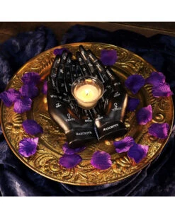 Schwarze Chiromantie-Hände Teelichthalter 13 Schwarze Chiromantie-Hände Teelichthalter -Halloween Serien Geschäft schwarze handlese haende kerzenhalter schwarze chiromantie haende teelichthalter 51059 07
