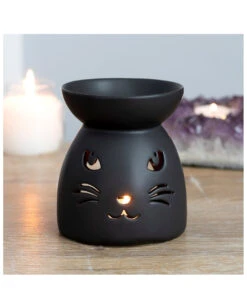 Schwarze Katze Duftöl Brenner 5 Schwarze Katze Duftöl Brenner -Halloween Serien Geschäft schwarze katze duftoel lampe black cat cut out oil burner halloween tischdeko 50804 03