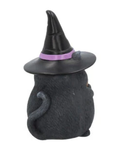 Schwarze Katze Mit Besen & Hexenhut 10 Schwarze Katze Mit Besen & Hexenhut -Halloween Serien Geschäft schwarze katze mit hexenhut black cat with witch hat and broom gothic figur geschenkartikel 39255 05