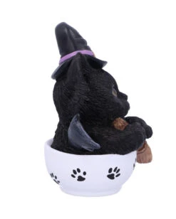 Schwarzes Hexen Kätzchen Mit Hexenbesen In Teetasse 8 Schwarzes Hexen Kätzchen Mit Hexenbesen In Teetasse -Halloween Serien Geschäft schwarzes hexen kaetzchen in teetasse blck witch cat in tea cup halloween tichsdeko halloween figur 50723 04