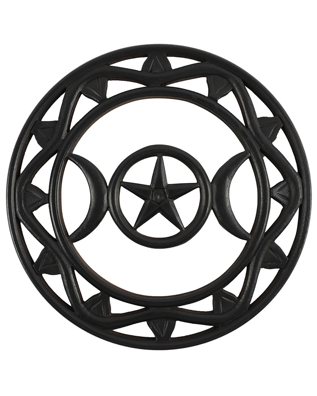 Dreifach Mond Wandschmuck 30cm 1 Dreifach Mond Wandschmuck 30cm