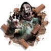 3D Deko Folie Zombie Selbstklebend