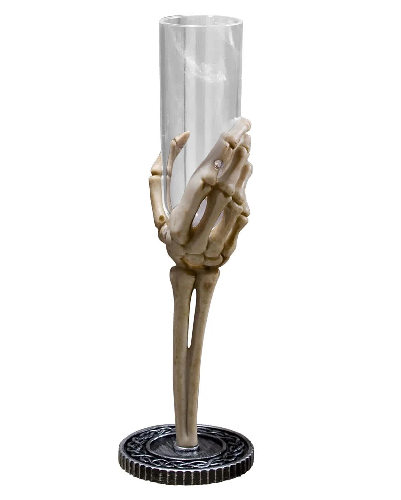 Sektkelch Skeletthand Klar 1 Sektkelch Skeletthand Klar
