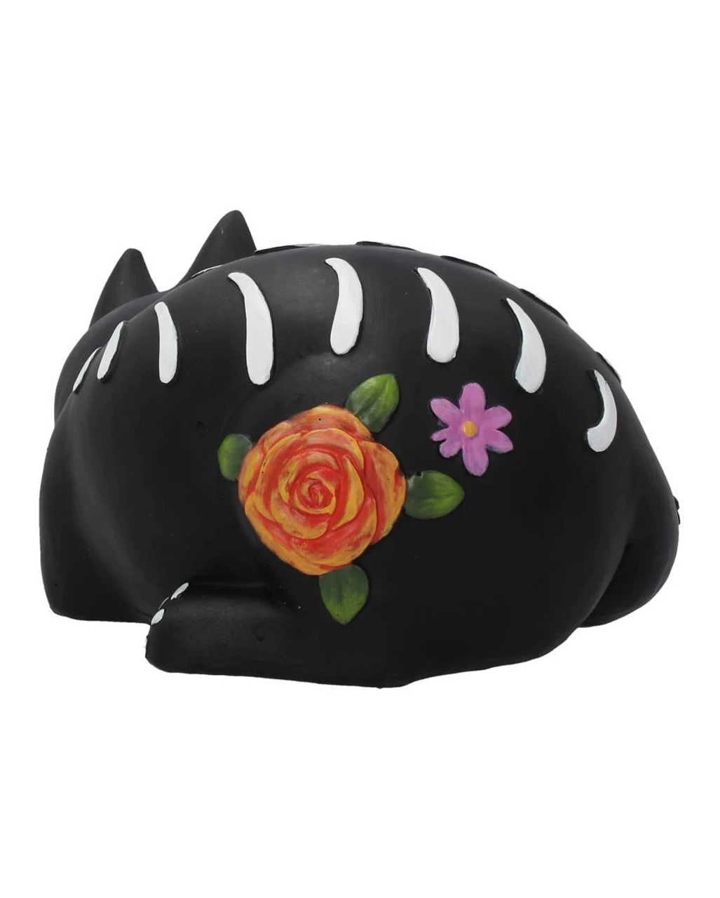 Schlafende Sugar Skull Katze 22cm 5 Schlafende Sugar Skull Katze 22cm – Bild 5