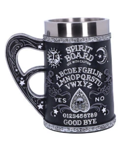 Ouija Board Bierkrug 8 Ouija Board Bierkrug -Halloween Serien Geschäft spirit board biekrug ouija board bierkrug spirit board tankard halloween tischdeko 51070 03