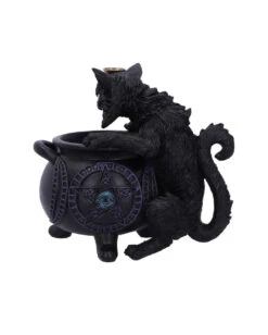 Spite's Hexenkessel Backflow Räucherkegelhalter 11 Spite's Hexenkessel Backflow Räucherkegelhalter -Halloween Serien Geschäft spites hexenkessel raeucherkegelhalter gothic und halloween wohnungsdeko cat with cauldron backflow incense burner 51792 2