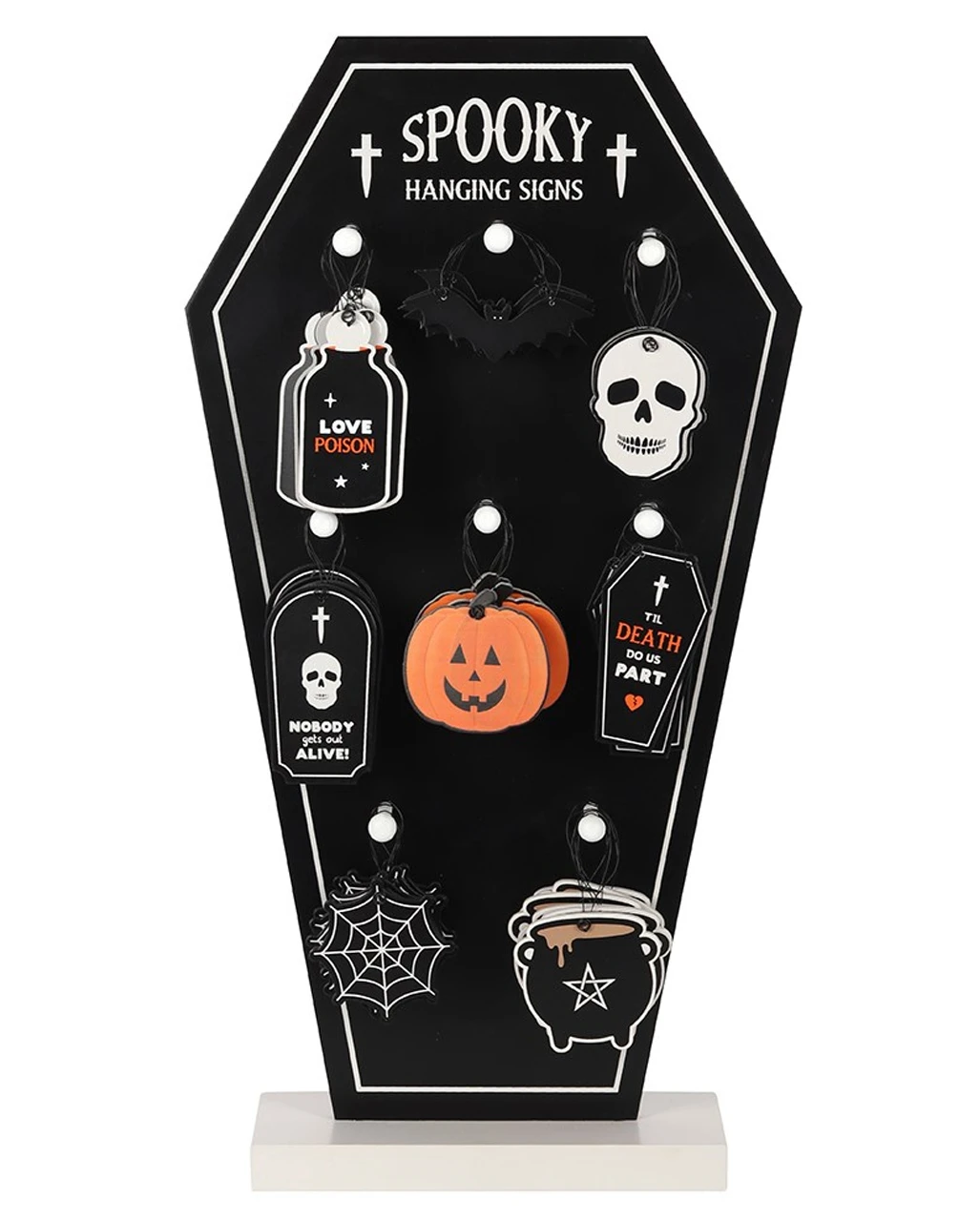 Spooky Halloween Mini Schild 1 Spooky Halloween Mini Schild