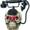 Spukendes Totenkopf Telefon Mit LED