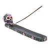 Sugar Skull Mit Blumen Räucherstäbchen Halter