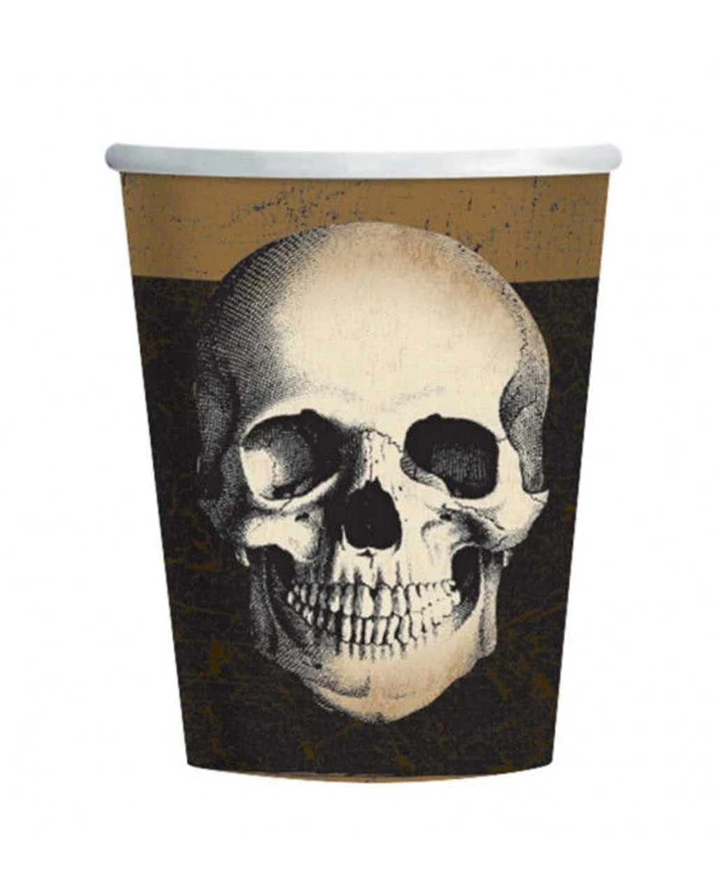 Totenschädel Boneyard Pappbecher 10 St. 1 Totenschädel Boneyard Pappbecher 10 St.
