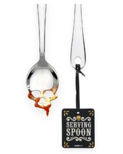 Totenschädel Servierlöffel 30cm 5 Totenschädel Servierlöffel 30cm -Halloween Serien Geschäft totenkopf servierloeffel totenschaedel servierloeffel skull serving spoon 53490 03