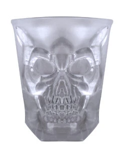 Totenschädel Whisky Glas