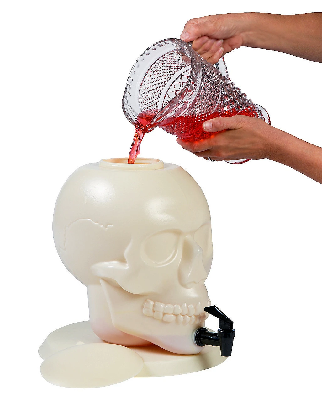 Totenkopf Getränkespender 3 Totenkopf Getränkespender – Bild 3