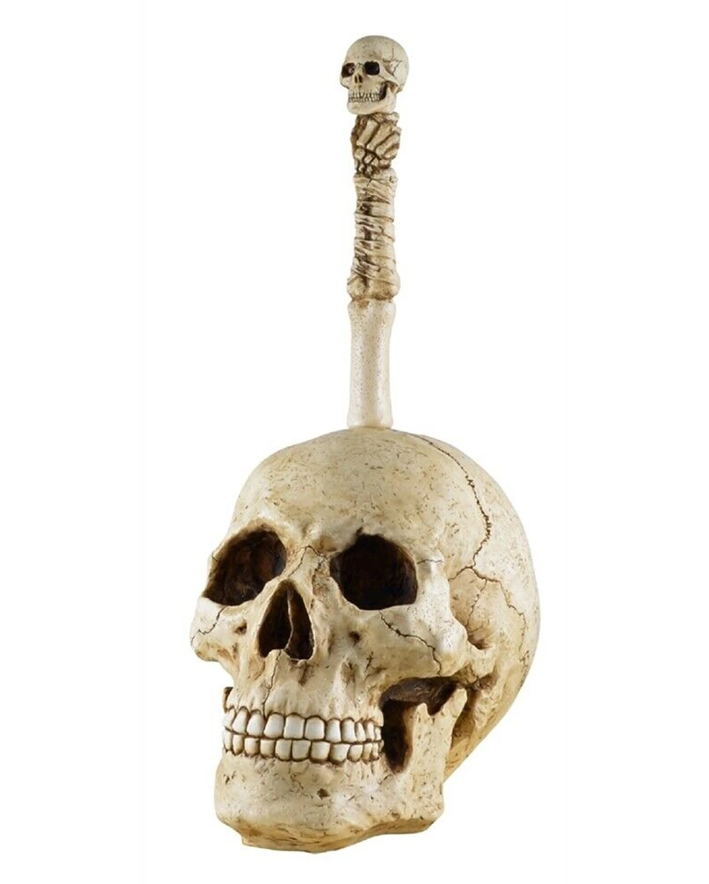 Totenkopf Toiletten Bürstenhalter Mit Bürste 1 Totenkopf Toiletten Bürstenhalter Mit Bürste